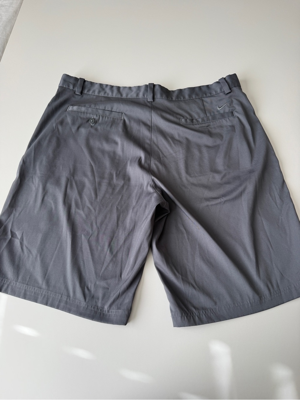 Nike Mens Gray Golf Performance Flat Front Dri-Fit Shorts - Size 38 - Picture 8 of 8
